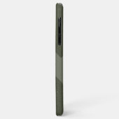 Coque iphone vert moderne Moss (Dos/Gauche)
