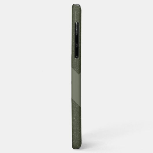 Coque iphone vert moderne Moss (Dos/Gauche)