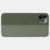 Coque iphone vert mousse à deux tons personnalisab (Dos (Horizontal))