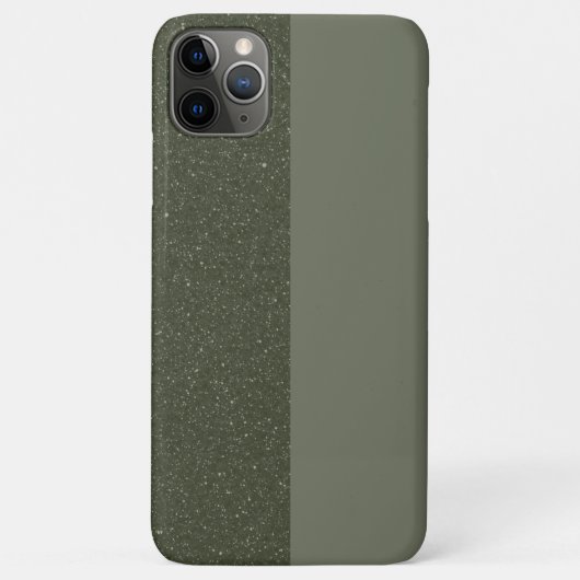 Coque iphone vert mousse à deux tons personnalisab (Dos)