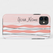 Coque iphone vertical de nom rose de bande Atlanti (Dos (Horizontal))