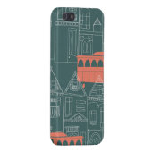 Coque iPhone Ville de chariot (Dos Droit)