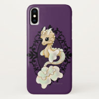 Coque iphone vintage de dragon de dentelle