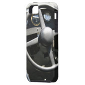 Coque iphone vintage de voiture de course d'Indy (Dos gauche)