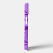Coque iPhone Violet Lavande Géométrique et Chic (Verso / Droite)