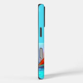 coque iphone voilier à voile rouge (Verso / Droite)