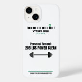 Coque iphone VYTROS "Statistiques de performances  (Verso)