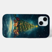 Coque iphone Whimsical Christmas Tree (Verso (horizontal))