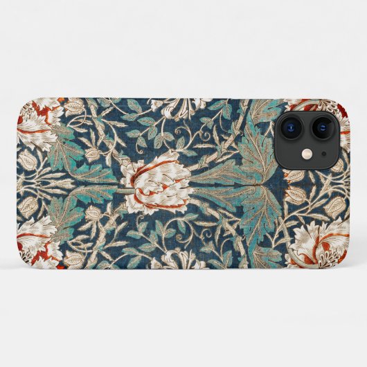 COQUE IPHONE : WILLIAM MORRIS : HOEYSUCKLE (Dos (Horizontal))