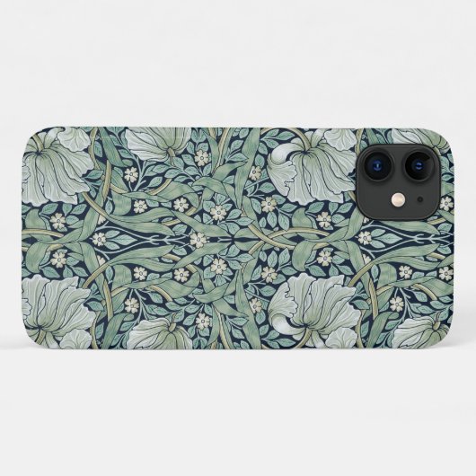 COQUE IPHONE : WILLIAM MORRIS : PIMPERNEL (Dos (Horizontal))