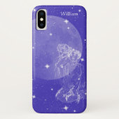 coque iPhone X avec une conception céleste (Dos)