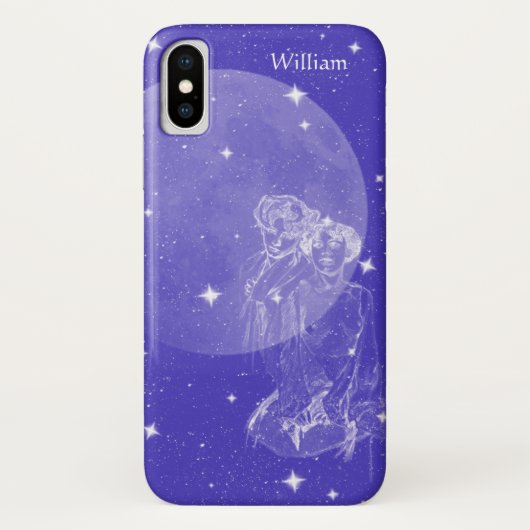 coque iPhone X avec une conception céleste (Dos)