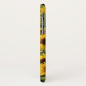 Coque iPhone X Coque iphone ensoleillé de tournesols (Dos/Gauche)