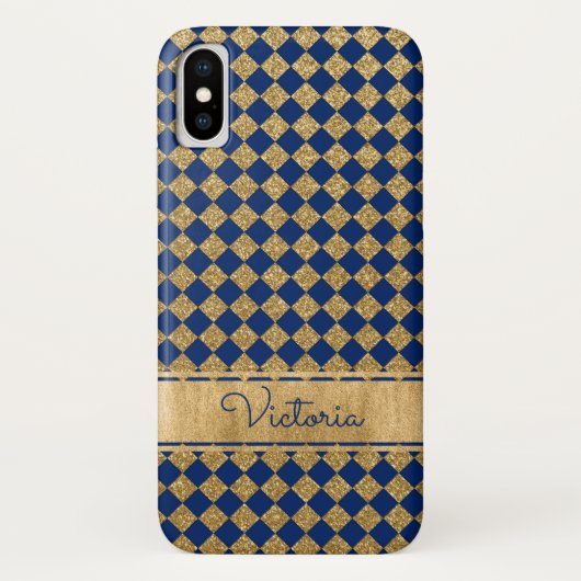 Coque iPhone X Coque-Mate Gold (Dos)