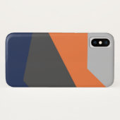 Coque iPhone X géométrique (Dos (Horizontal))