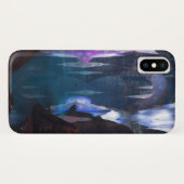 Coque iPhone X Grottes scintillantes par coque iphone de nuit (Dos (Horizontal))