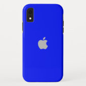 Coque Iphone Xr bleu (Dos)