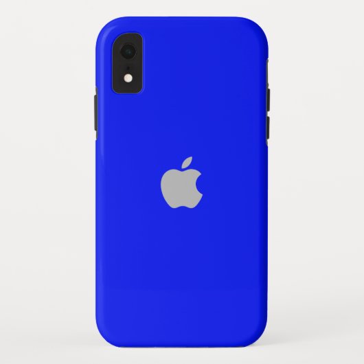 Coque Iphone Xr bleu (Dos)