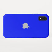 Coque Iphone Xr bleu (Dos (Horizontal))