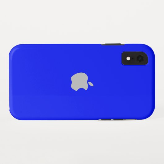 Coque Iphone Xr bleu (Dos (Horizontal))