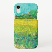 Coque iPhone XR Champ Van Gogh avec Irises près d'Arles (Dos)