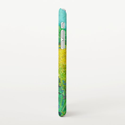 Coque iPhone XR Champ Van Gogh avec Irises près d'Arles (Côté gauche)