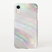 Coque iPhone XR coquille iridescente simulée (Dos)