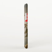 Coque iPhone XR Fleurs de passion avec tête de colibris (Côté droit)