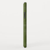 Coque IPhone XR marbré cool vert (Dos/Droite)