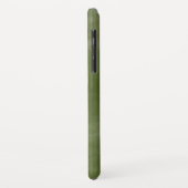 Coque IPhone XR marbré cool vert (Dos/Gauche)