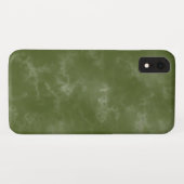 Coque IPhone XR marbré cool vert (Dos (Horizontal))