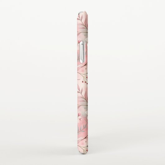 Coque iPhone XR Motif de fleurs Sakura rose (Côté droit)