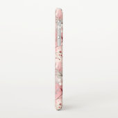 Coque iPhone XR Motif de fleurs Sakura rose (Côté gauche)