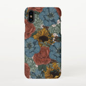 Coque iPhone XS Coffee Bean Florals (Dos)