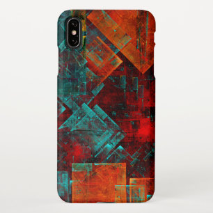 Coque iPhone XS Max Abstrait Cool coloré moderne Motif artistique