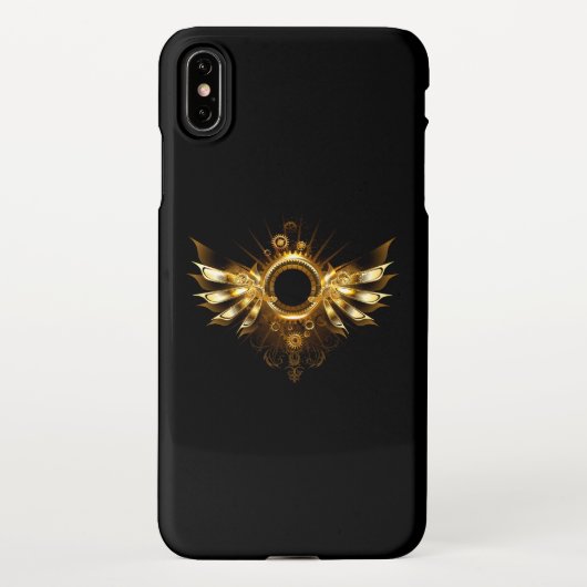 Coque iPhone XS Max Ailes de Steampunk (Dos)