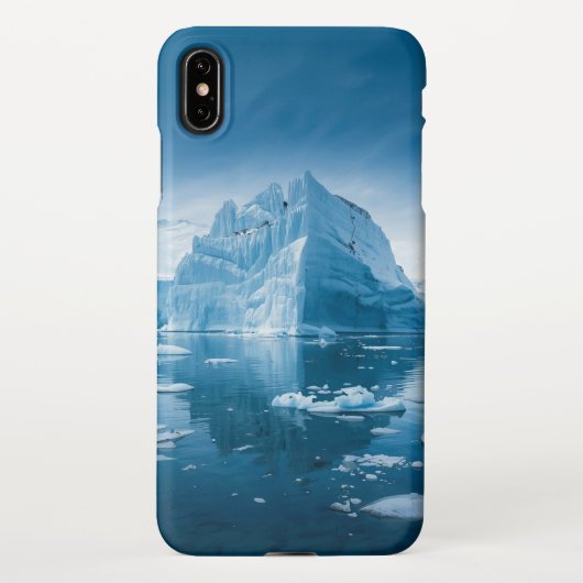 Coque iPhone XS Max Arctic Iceberg - Boîtier de téléphone imperméable (Dos)