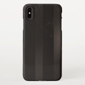 Coque iPhone XS Max Arrière - plan brun rayé Steampunk (Dos)