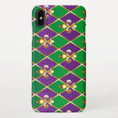 Coque iPhone XS Max Arrière - plan de bijoux Mardi Gras (Dos)