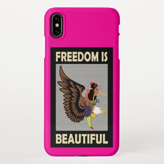 Coque iPhone XS Max Beaux oiseaux volants (Dos)