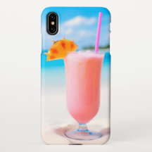 Boisson Tropical Rose sur le boîtier de téléphone