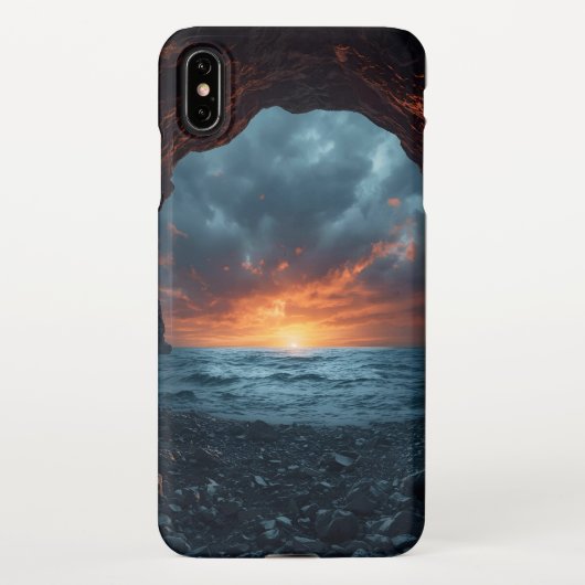 Coque iPhone XS Max Boîtier téléphonique d'inspiration nature - Couche (Dos)