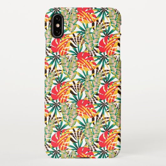 Coque iPhone XS Max Bright Tropical (Dos)