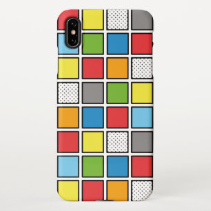 Coque iPhone XS Max Carré du style de bande dessinée