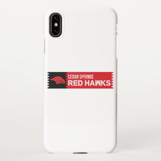 Coque iPhone XS Max Cedar Springs Red Hawks