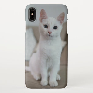 Coque iPhone XS Max chat blanc   Zazzle_Growshop.