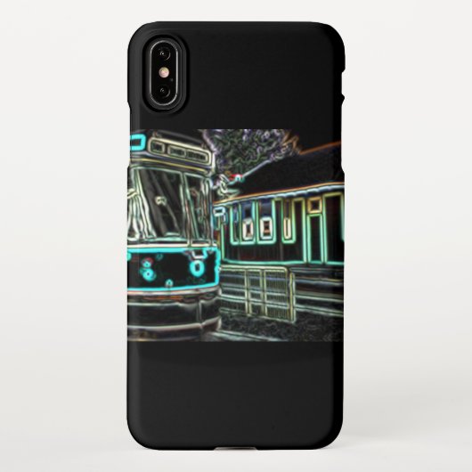 Coque iPhone XS Max CLRV Neon à stn iPhone XS Max Otterbox Téléphone C (Dos)
