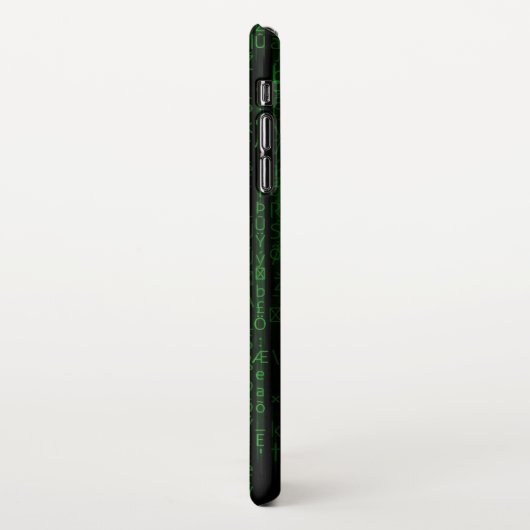 Coque iPhone XS Max Code matrice (Côté gauche)