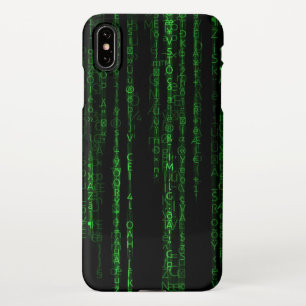Coque iPhone XS Max Code matriciel