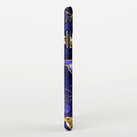 Coque iPhone XS Max Composition avec papillons Sapphire (Côté droit)